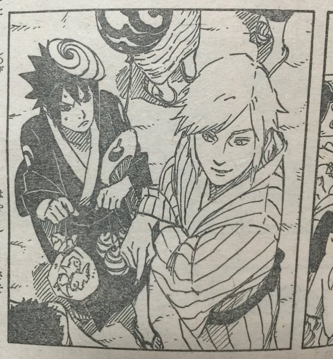 嘲笑のひよこ すすき こち亀ジャンプでnarutoとコラボ 中川とツーショットなサスケくんかわいい こち亀好きだった回 こち亀よ永遠に こち亀