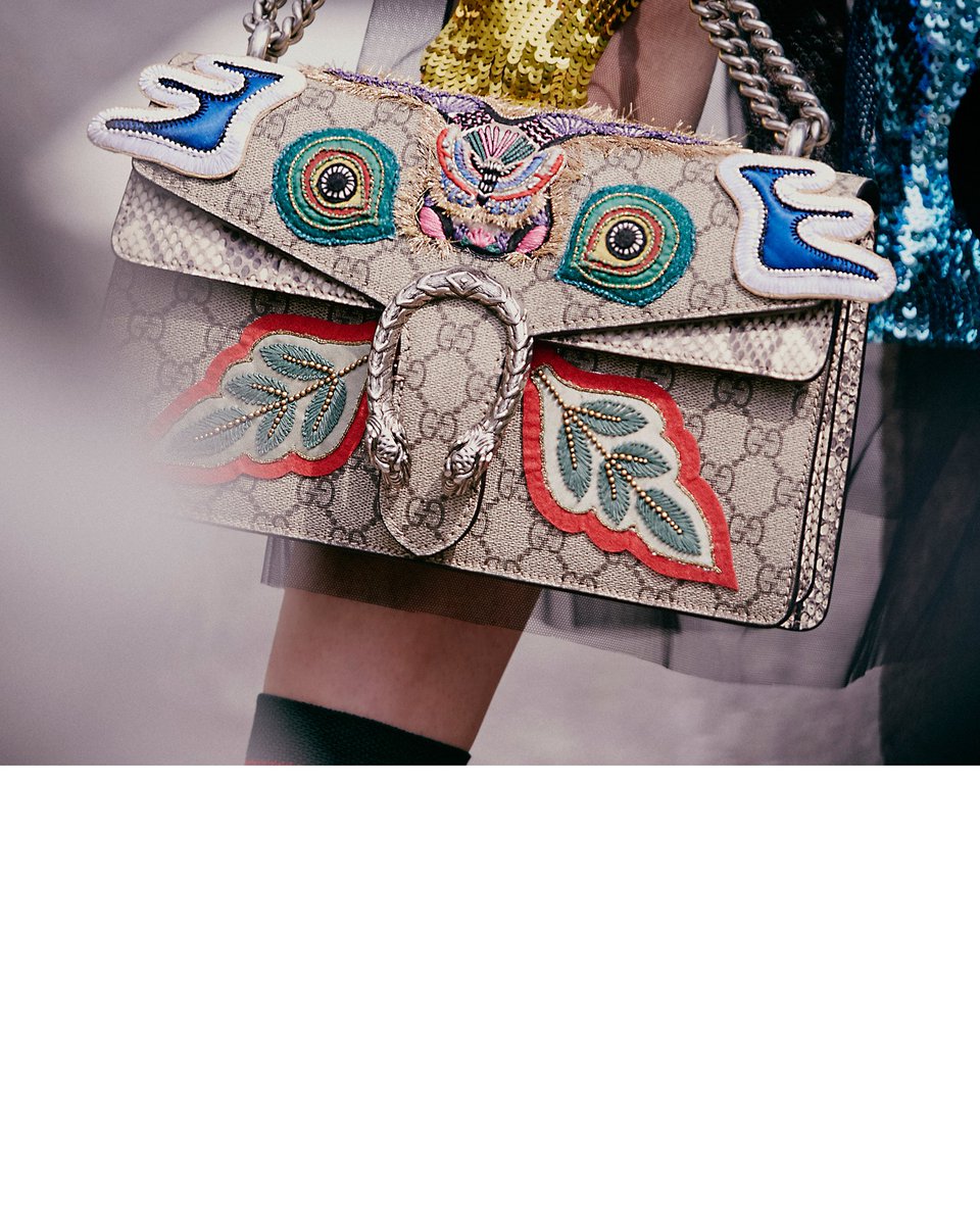 gucci bag with patches