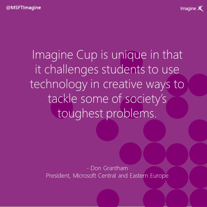 MSFTImagine's tweet image. What do you think makes #ImagineCup so exciting? spr.ly/6013B4E45 #StudentDevs