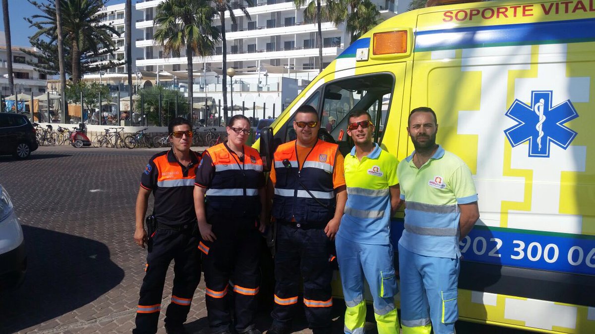 Gjobsierra's tweet image. cobertura sanitària a càrrec #ambuiberica @Aj_SantLlorenc un 10 per l&apos;equip d @SLlorenc_Carda @emergencies_ib