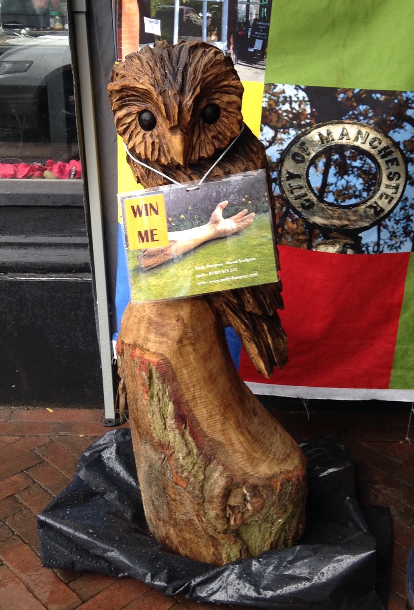 We're back outside GreenTea today, with your chance to win t'owl or another fab local business prize @WestFest2016