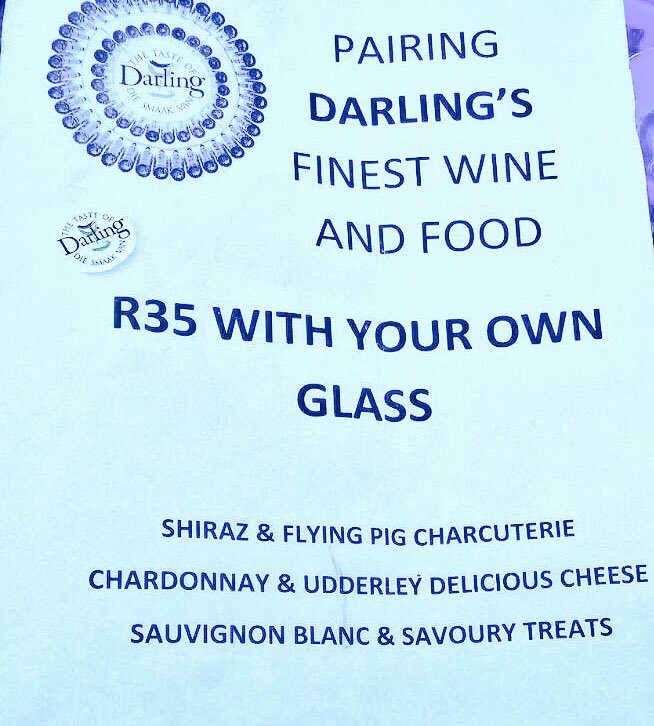 Darling is abuzz and you better head over to <a href="/TasteofDarling/">The Taste of Darling</a> <a href="/darlingwines/">DARLING WINE SHOP</a> Main Rd for the ultimate pairings: R35