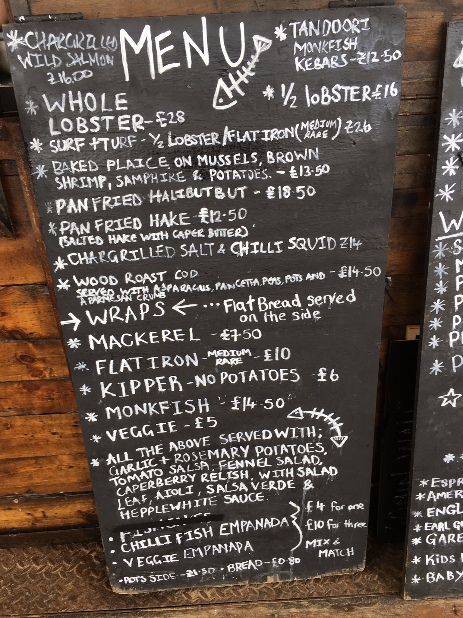 Fish shack menu online