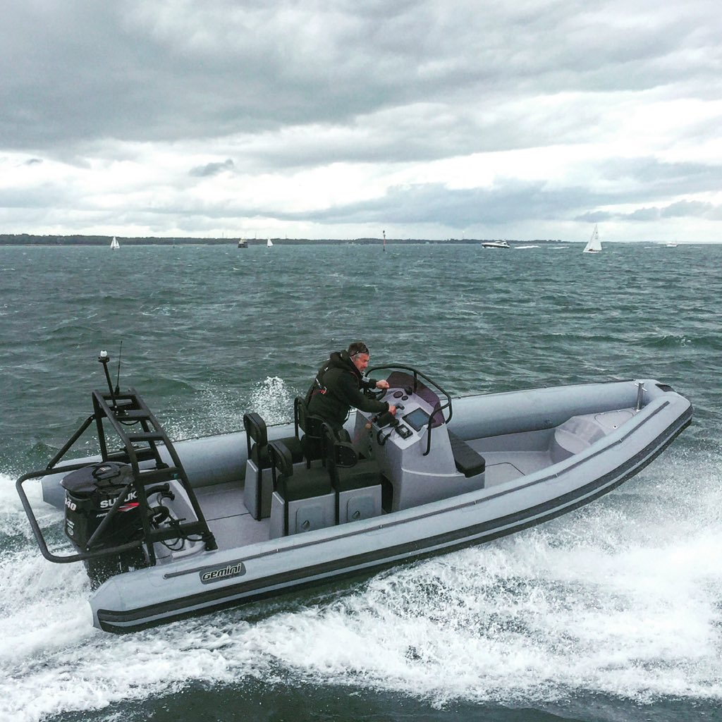 Lym_SeaSchool's tweet photo. Not long till @SotonBoatShow. We are supporting @Gemini_RIBS with a boat on #tryaboat have you got your tickets? https://t.co/0QYtzpc1dK