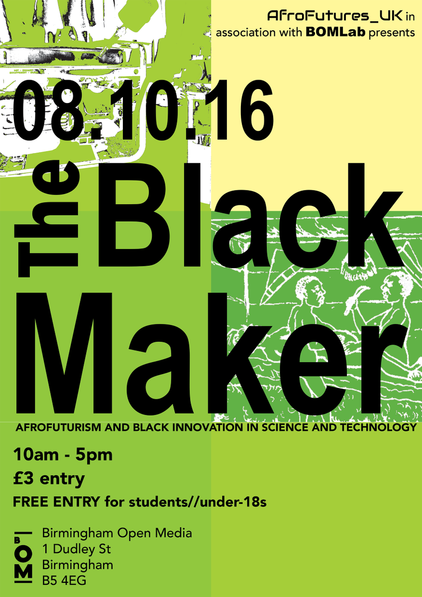 AfroFutures_UK's tweet image. @herstoryisblack @BioFuturesLab Check our 2016 conference on #afrofuturism &amp;amp; black #STEM goo.gl/JUqZSf :D