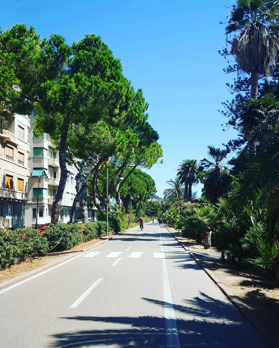 Bicycle path in Sanremo #bicycle #path #sanremo