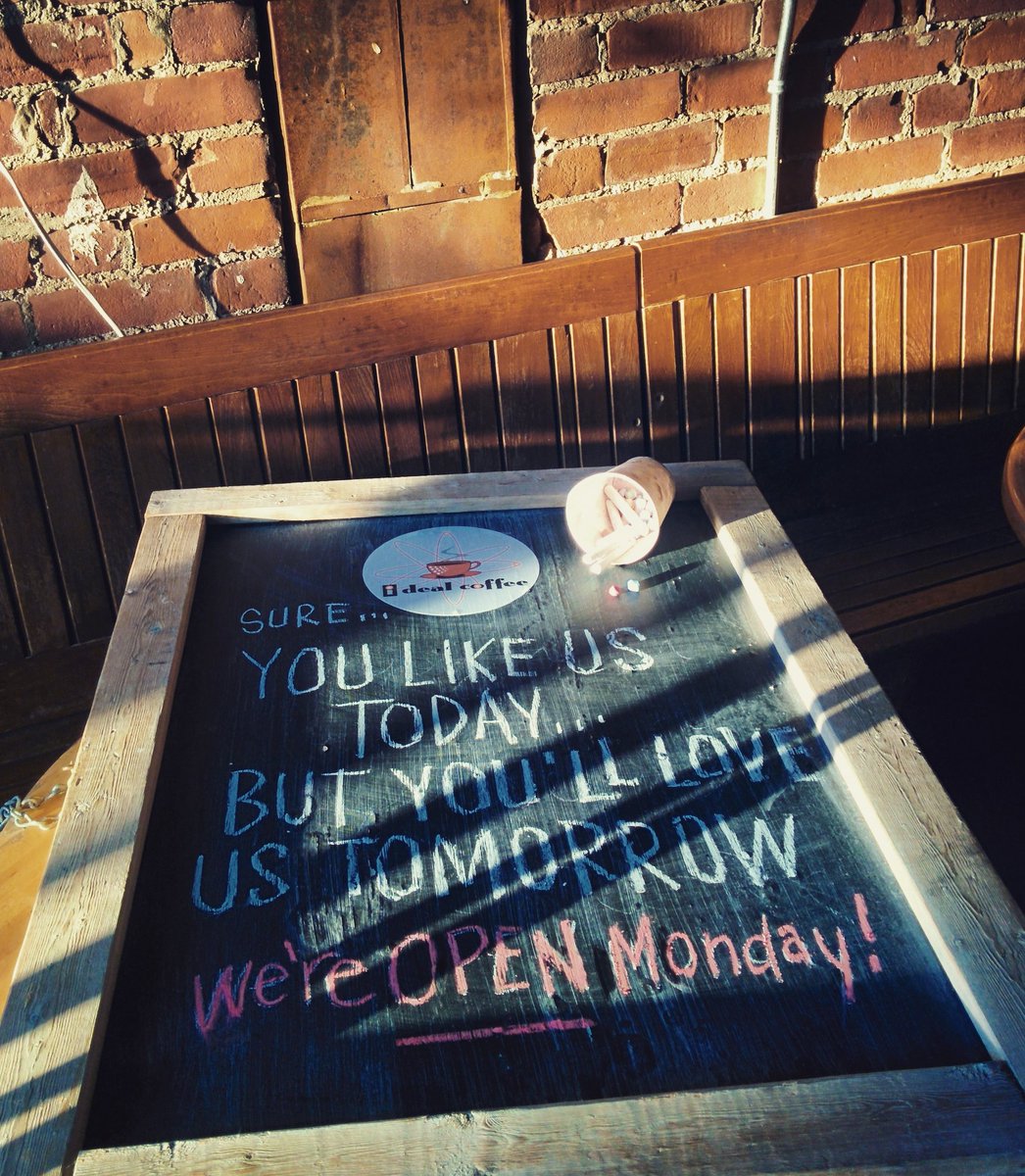 Open today &amp; tomorrow for Labour Day, come by and relax with us! :) #LabourDay2016