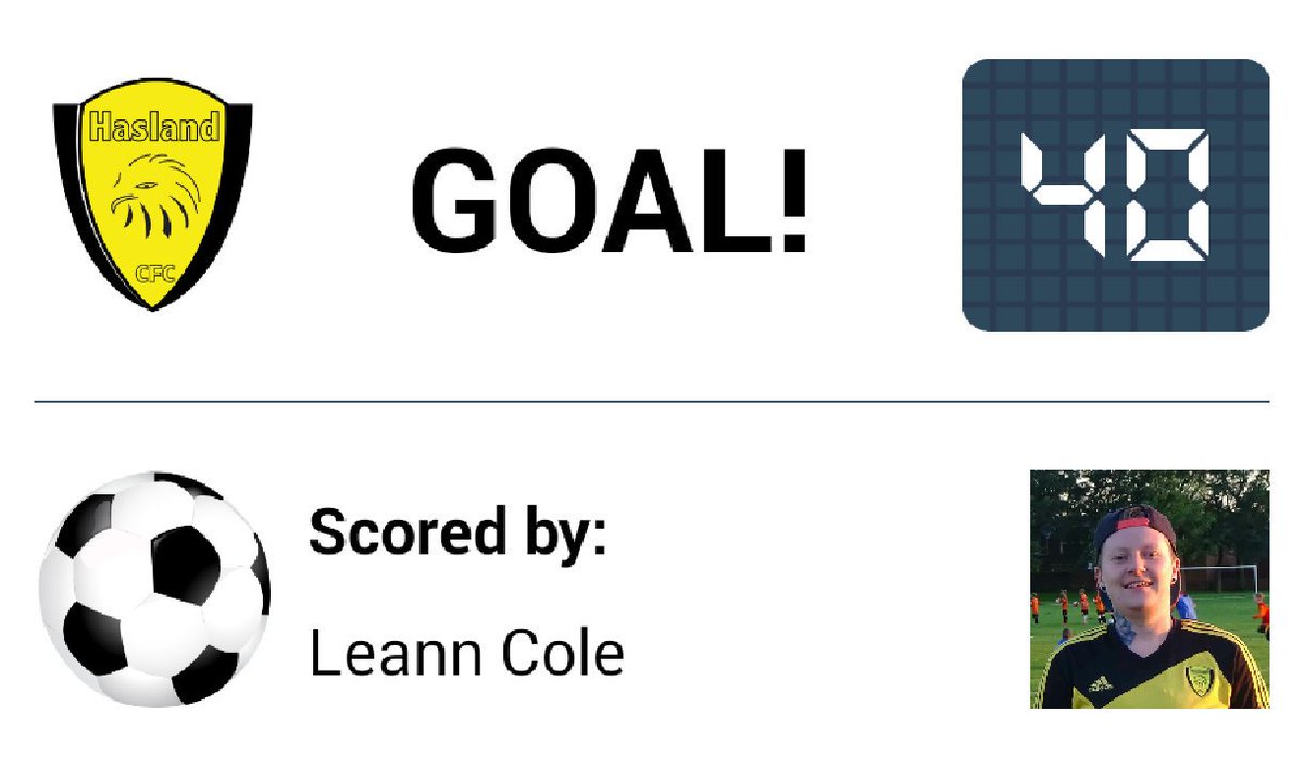 <a href="/HaslandLadiesFC/">Hasland CFC Ladies</a> 2 - 1 Clifton All Whites
GOAL! Leann Cole (40)