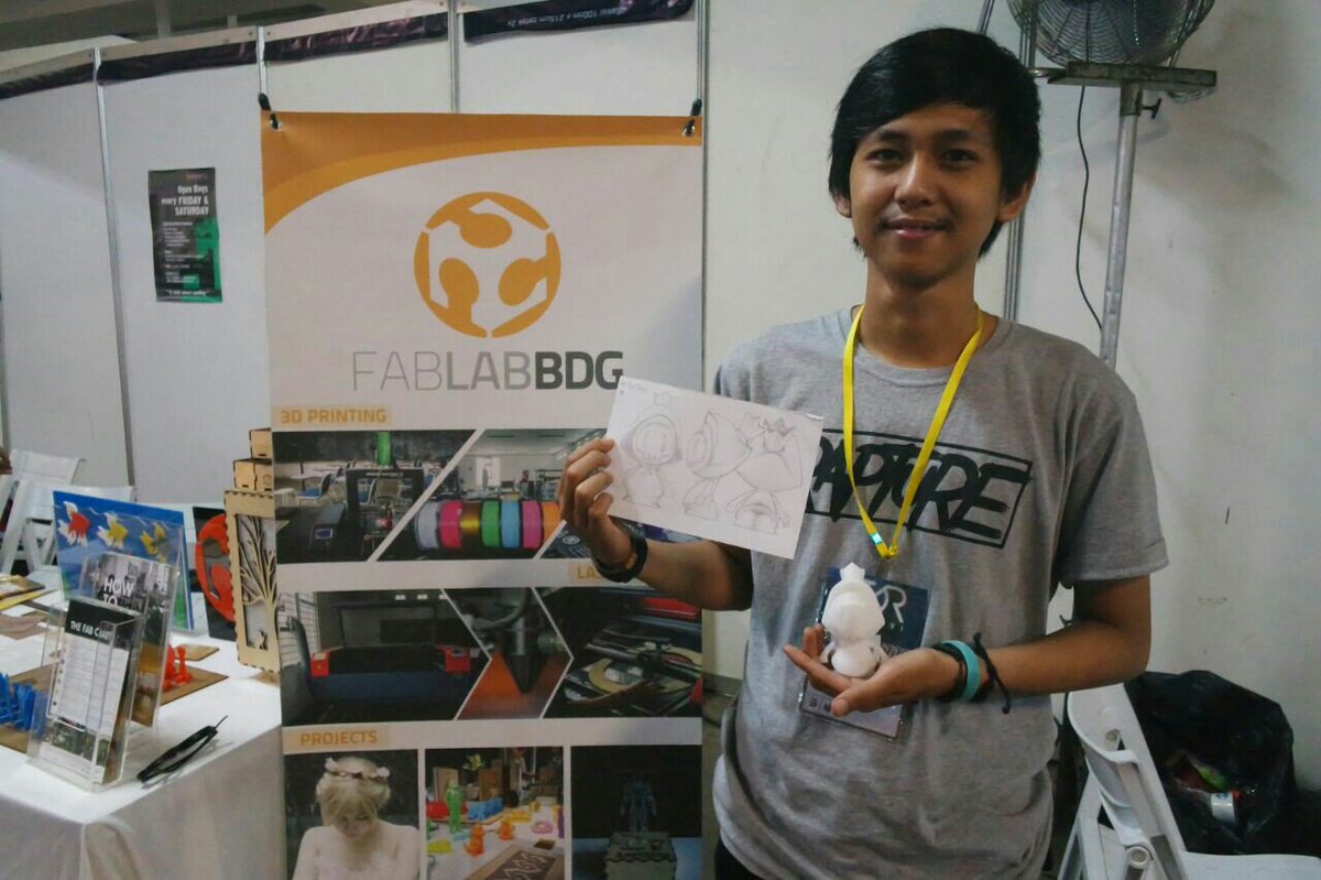 ini dia salah satu pemenang Sketch It Fablab bandung, congratss yah.... #TGR6 #ToysRepublic