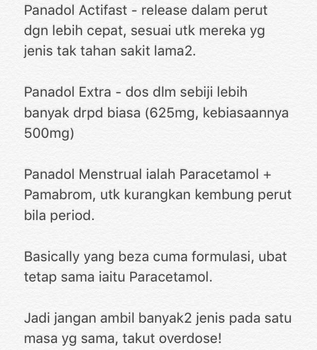 Paracetamol Ubat Tahan Sakit - Jurupulih v