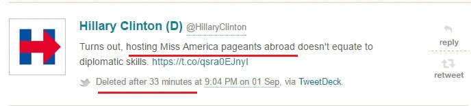 Often confused Hillary Clinton thinks Miss America pageant hosted abroad