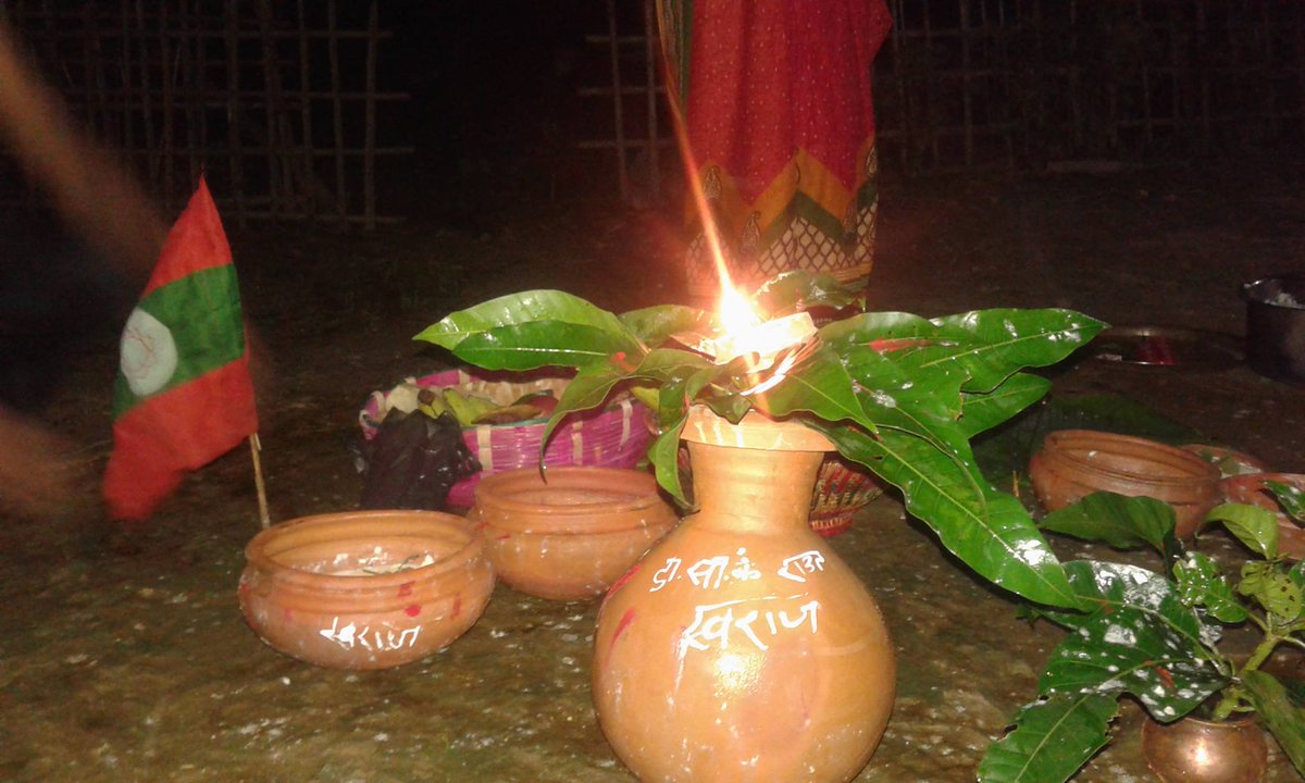 drckraut's tweet photo. Happy Chaurchan (Ganesh Chaturthi). [Picture from Siraha.] #FreeMadhesh https://t.co/wNiBHl1QTh