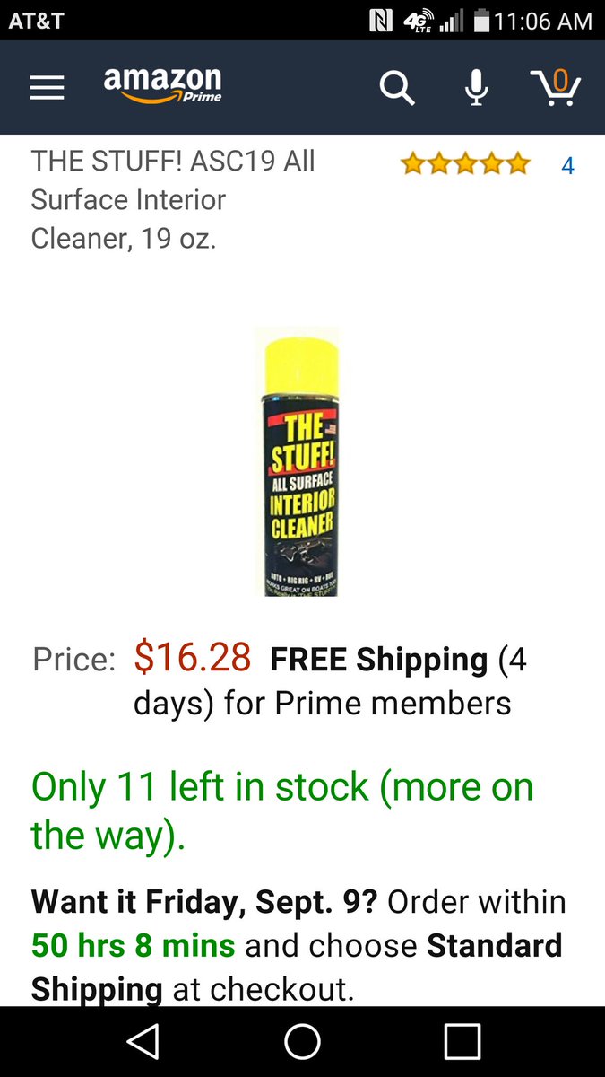 THISISTHESTUFF1's tweet image. @THISISTHESTUFF1 
THE STUFF! ASC19 All Surface Interior Cleaner, 19 oz. amazon.com/dp/B00YA5QPH8/…