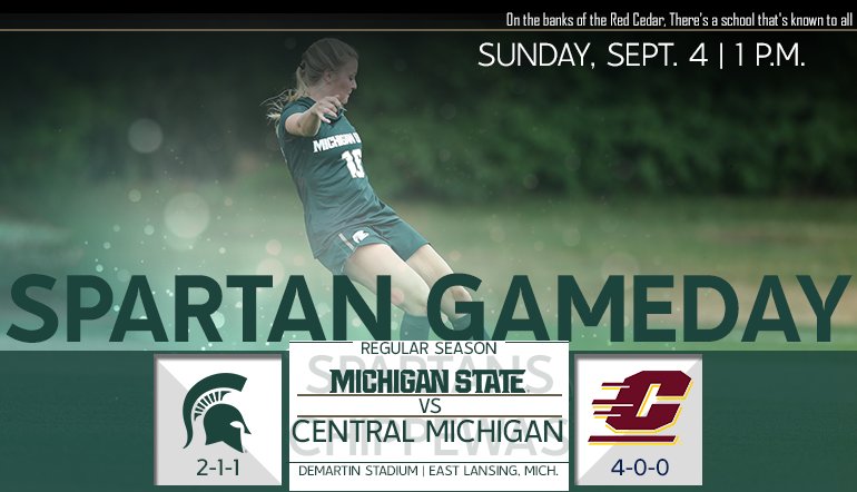 It's Game Day! Come out and support your Spartans at DeMartin Stadium at 1 p.m. today!