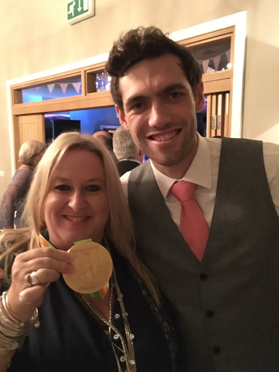 DjBobby1989's tweet photo. Mother in law meets my friend Matt who brought home the gold medal for England rowing #Olympics2016 #rowing https://t.co/WfozOxOcdX
