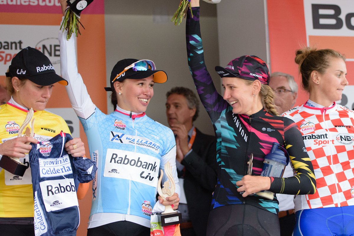 WMNcycling's tweet photo. Amialiusik claims 3rd on final GC in Holland! #BRLT16 Gallery and report https://t.co/dQ232tUpV7 https://t.co/2sBAkQq1L3