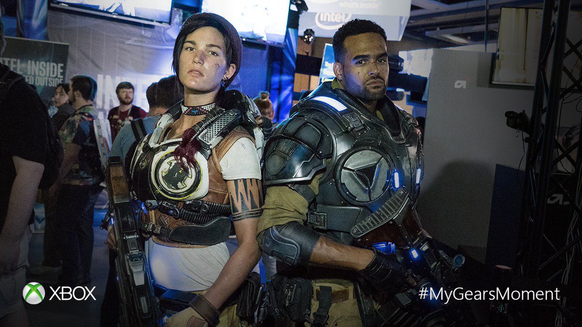 Fully geared up for #GearsofWar4 [M]. #PAXWest #MyGearsMoment