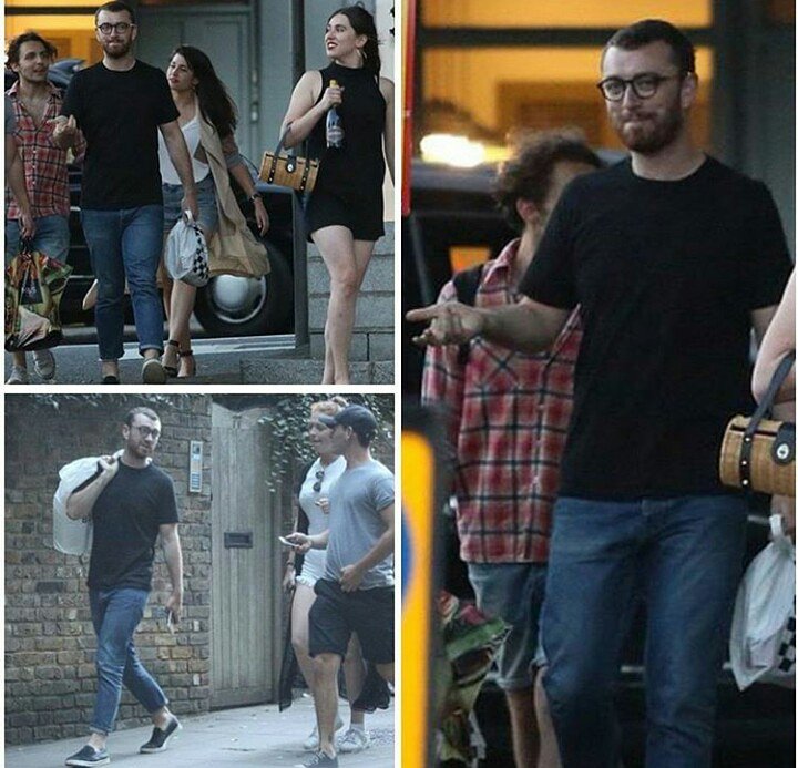 SamSmithMexico's tweet image. Sam ayer en Londres