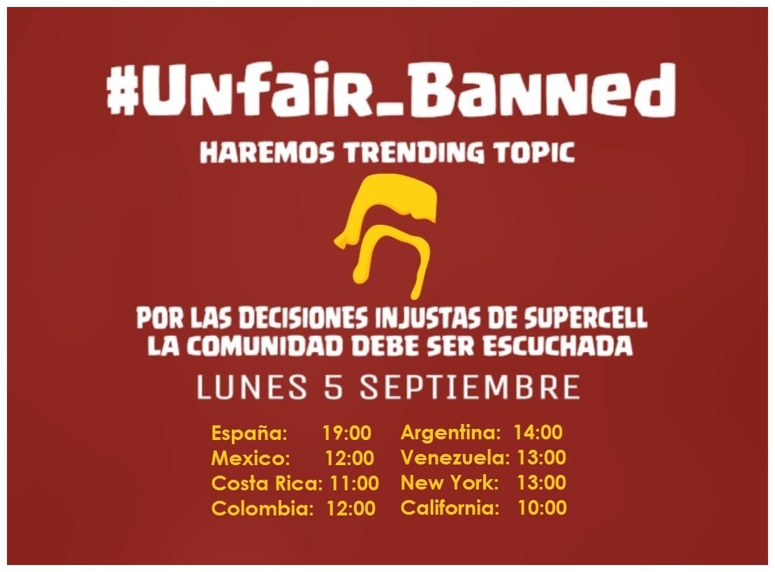 Jozue_96's tweet photo. #unfair_banned  
La comunidad hispana presente. 
RT pls @JoseanSch @KojisanYT @CocSpainCom @LEYENDASAE https://t.co/wlwGPoTuK6