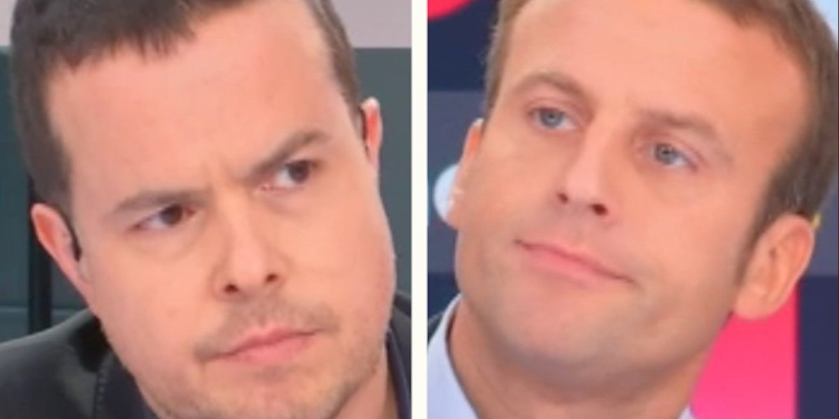 LeHuffPost's tweet image. Demorand à Macron: "Au bout d'1h30 d'émission, on ne sait toujours pas ce que vous pensez!" huff.to/2cflci2