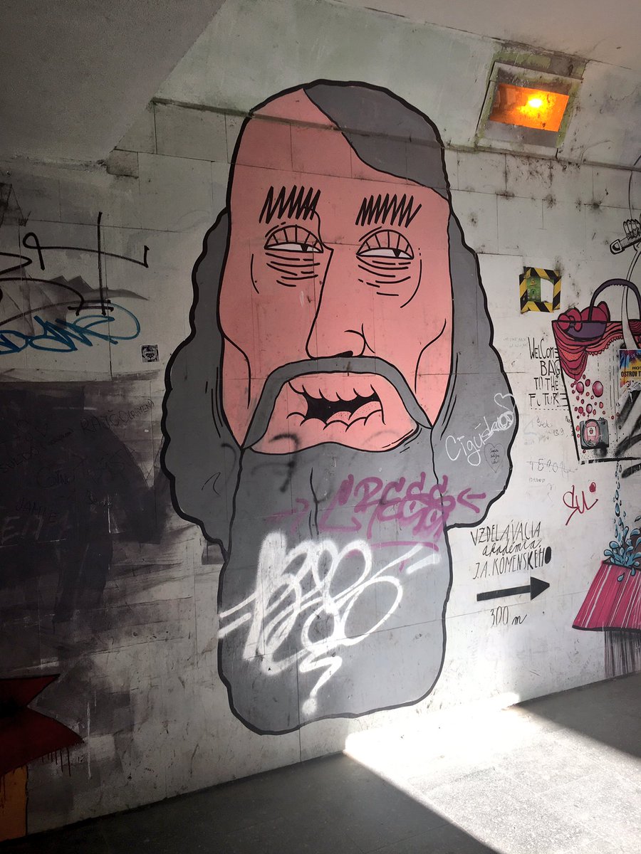 _akuykendall_'s tweet photo. Slovakian street art https://t.co/alrXlTdCl7