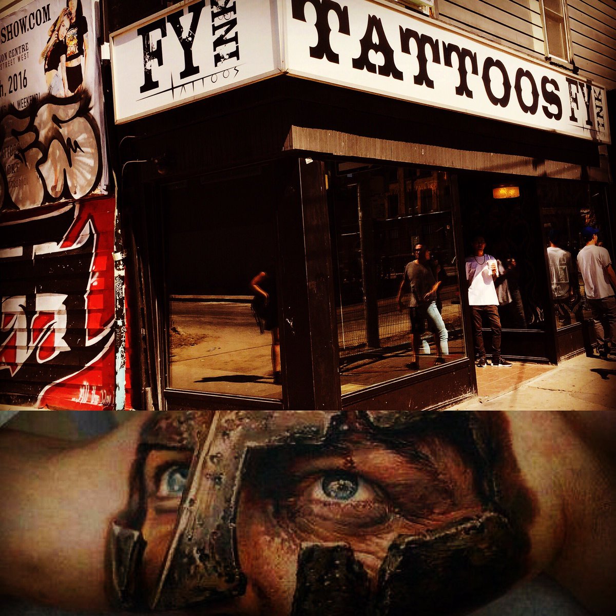 EXTREMEANGLERTV's tweet photo. Back in the chair #fyink #tattoo #spartan https://t.co/aM9nlLi8vL