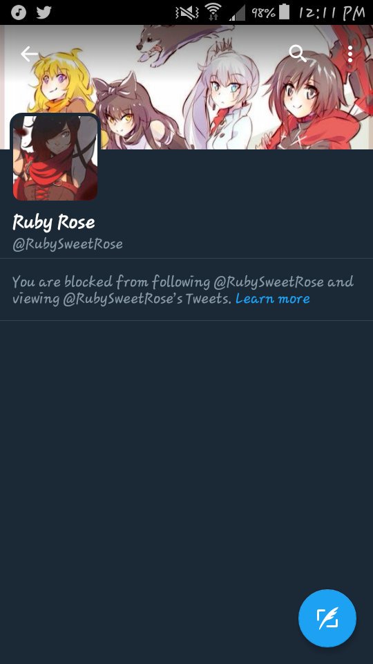 OriginRose's tweet image. So I finally found an account that blocked me.
Though I'm not sure why?