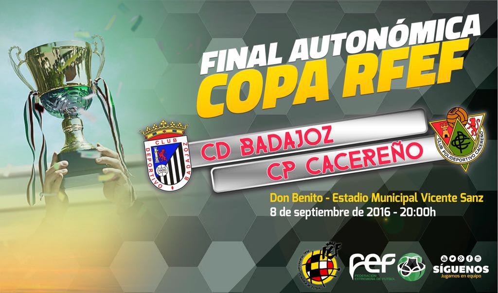 CPCacerenoSAD's tweet photo. 📌 Todos a Don Benito
Entradas 5€
Entrada+Bus 11€
Lunes Martes y Miércoles
10 a 13 en el Estadio Príncipe Felipe. https://t.co/HemPnc8PpU