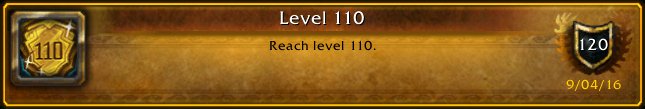 haligirlgamer's tweet photo. I just earned the [Level 110] Achievement! #Warcraft https://t.co/RiQfWCXAY5