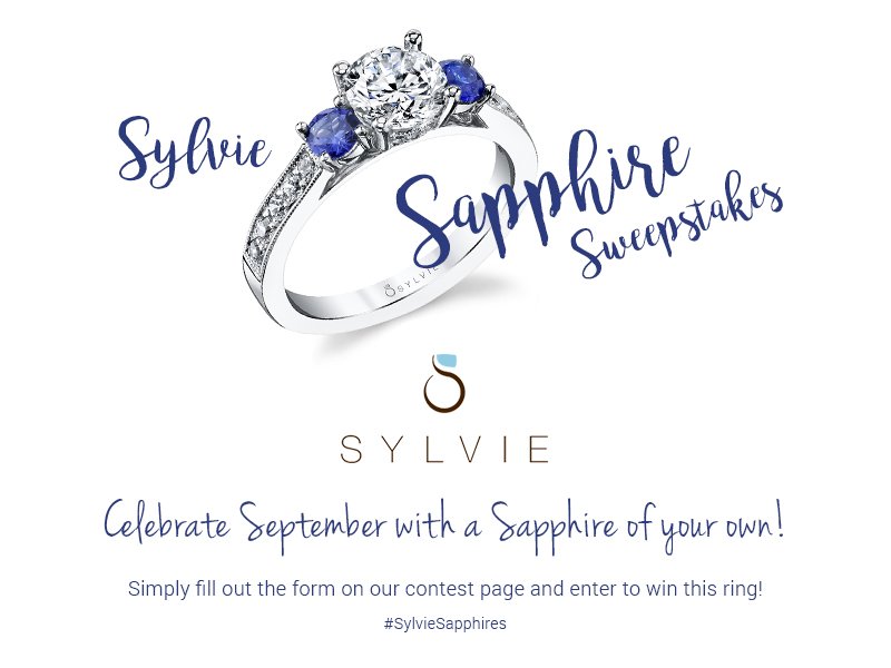sylviejewelry's tweet image. Don't forget, this September you can #win a sapphire ring of your own! sylviesapphiresweeps.pgtb.me/zSmJl9 #SylvieSapphires #Win