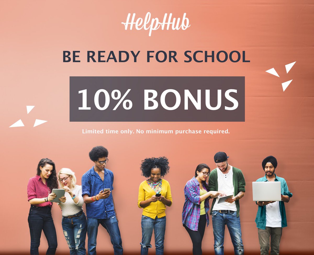 HelpHubHQ's tweet photo. For this week only, get a FREE 10% bonus on all top ups 🔥. You can top up at any time at https://t.co/QWzTpmrAhv https://t.co/9mmgS7SPTb