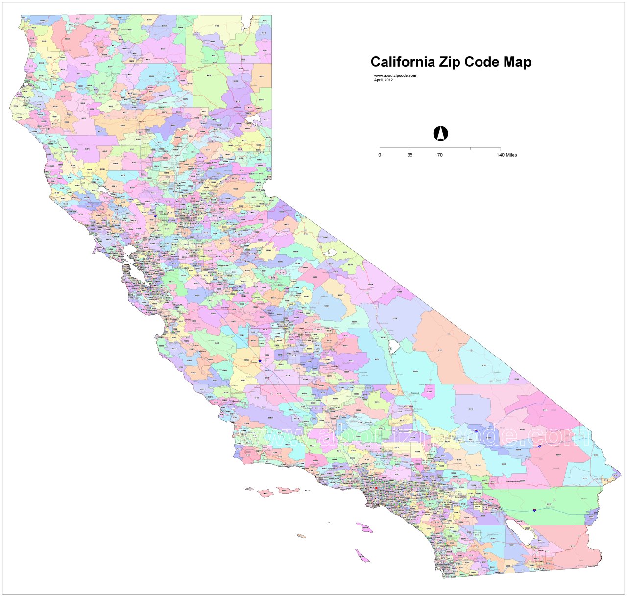 California Area Code Map Onlmaps On Twitter: "Detailed California Zip Codes Map  Https://T.co/F2Ke4Bvo49 #Maps Https://T.co/Quknliybk4" / Twitter