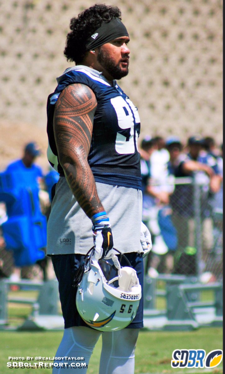 SDBoltReport's tweet photo. #ChargersNation RT if you were as stoked as we were to see @palepoi95 on the #Chargers #Final53 #Nine5 #SDBoltReport https://t.co/DaVOexvX5O
