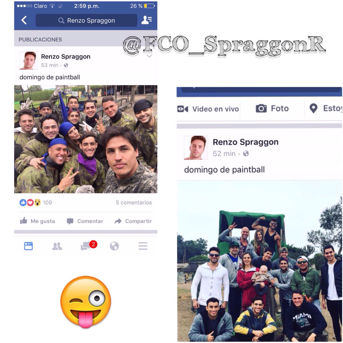 Fco_SpraggonR's tweet photo. En el Paintball
@AustinPalao @AleBaigorria1 @Fco_SpraggonR @TeamSaidPalao @Brunoelmejorcap @BrunoAgostinFPO https://t.co/fpSvCIbWyw