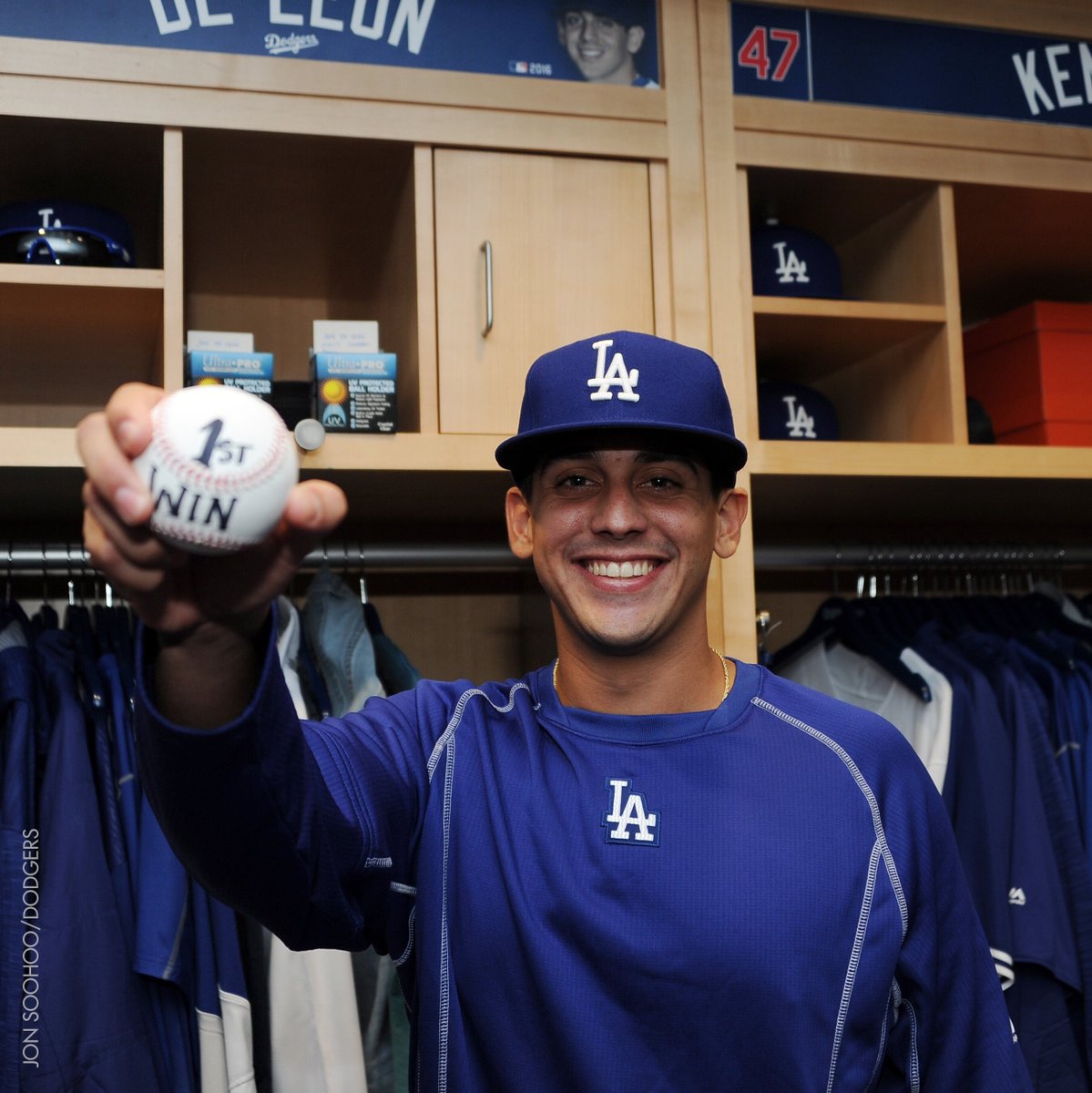 Dodgers's tweet photo. No. 1 #WeLoveLA https://t.co/Ve7AbtgkQF