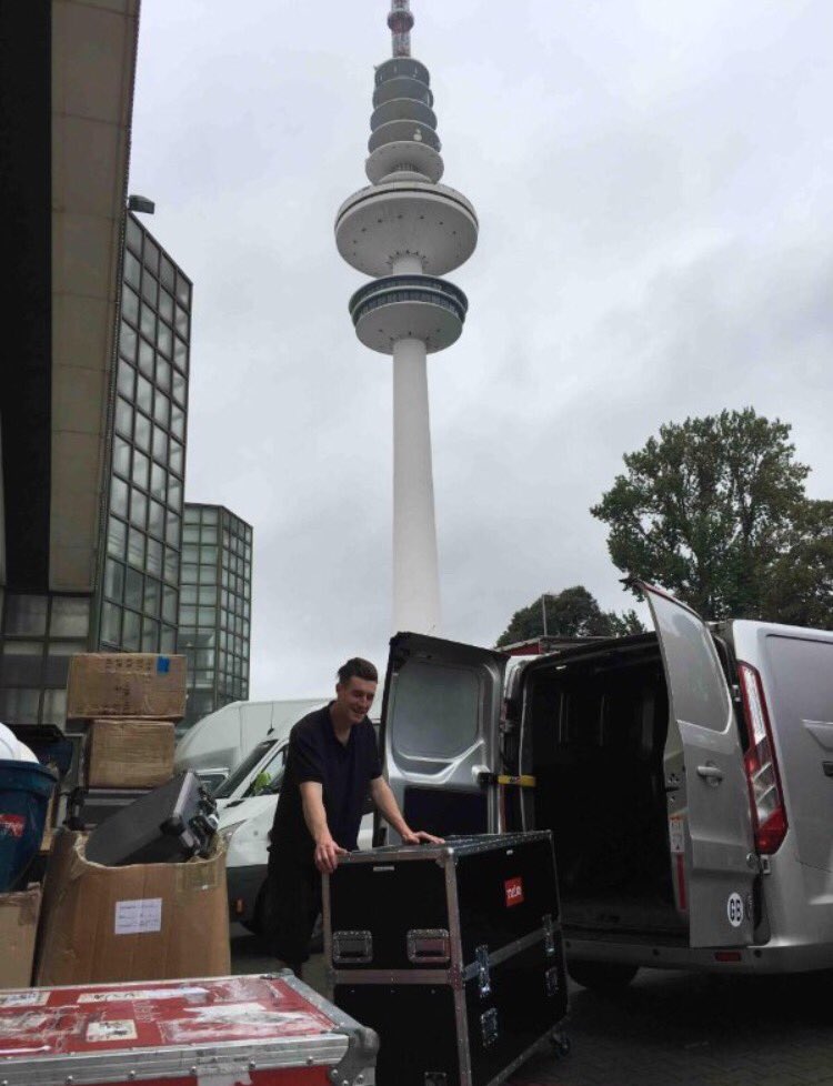 vgroupmaritime's tweet photo. Our @SMMfair stand partners @metroecosse have arrived in Hamburg - let the build commence #SMM16 https://t.co/hm7wMaTJFx