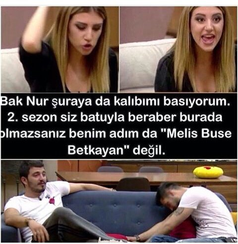 2. Sezon nolur bilmiyorum CanNurBatEs yokken de burdan MBB selamlar