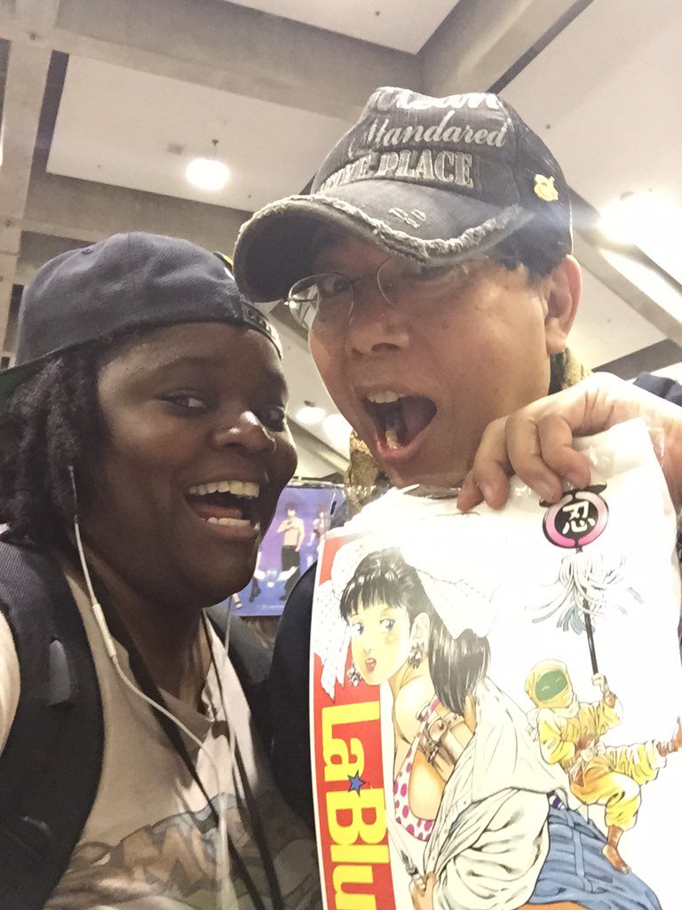 AnimeComplexium's tweet image. We met Toshio Maeda author, and illustrated, of La Blue Girl and tentacle porn master