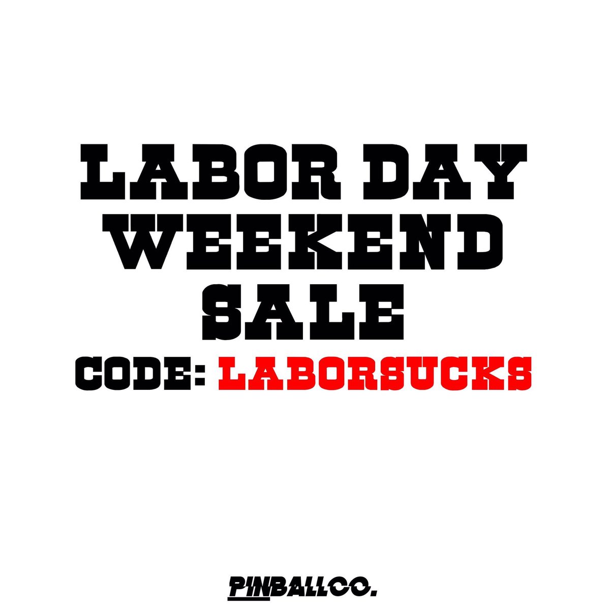 PinBallCo's tweet image. We got a sale going on using this code 💖😍 now until Tuesday, get $3 off your order. Enjoy your day off #discountcode