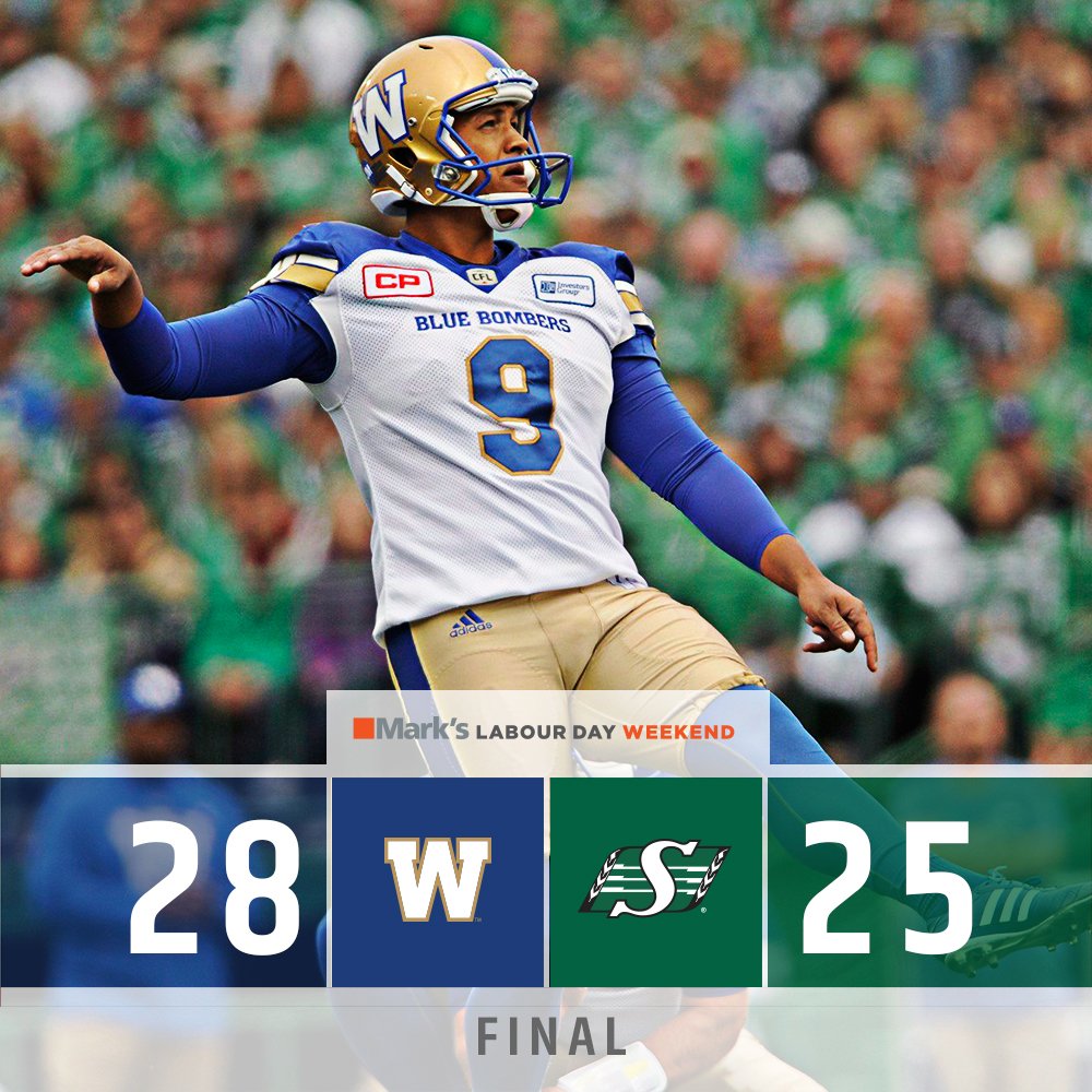 The kick is GOOD! 🙌

Justin Medlock ends a decade long drought for the <a href="/Wpg_BlueBombers/">Winnipeg Blue Bombers</a> on <a href="/MarksCanada/">Mark's</a> #LDWeekend!