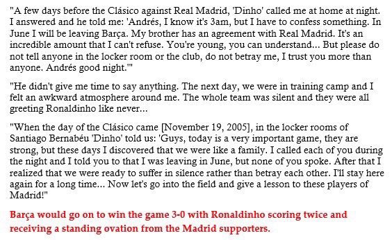 DMVSoccer96's tweet photo. Excerpt From Iniesta's Upcoming Biogrpahy https://t.co/FpLSdTdM8e