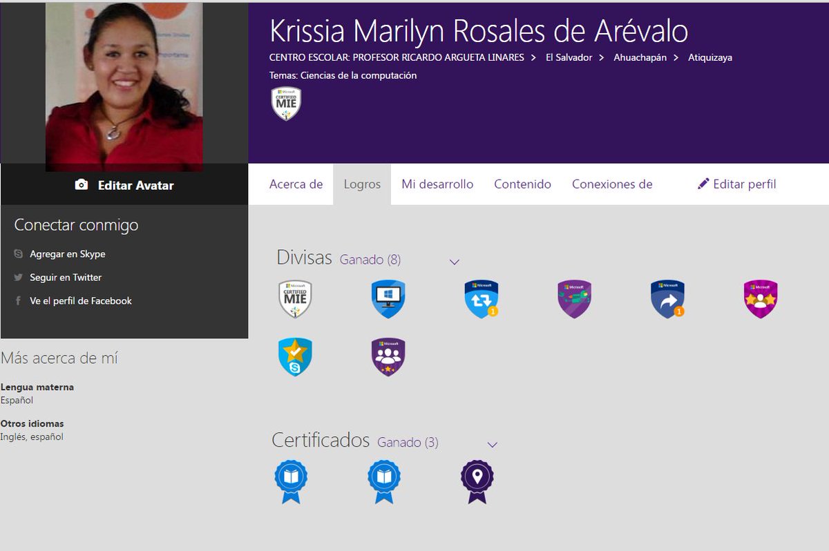 KRdArevalo's tweet photo. De a poco #yosipuedo
#MSFTEdu #MIEExpert
#CEPRAL https://t.co/MUUWuKUvYL