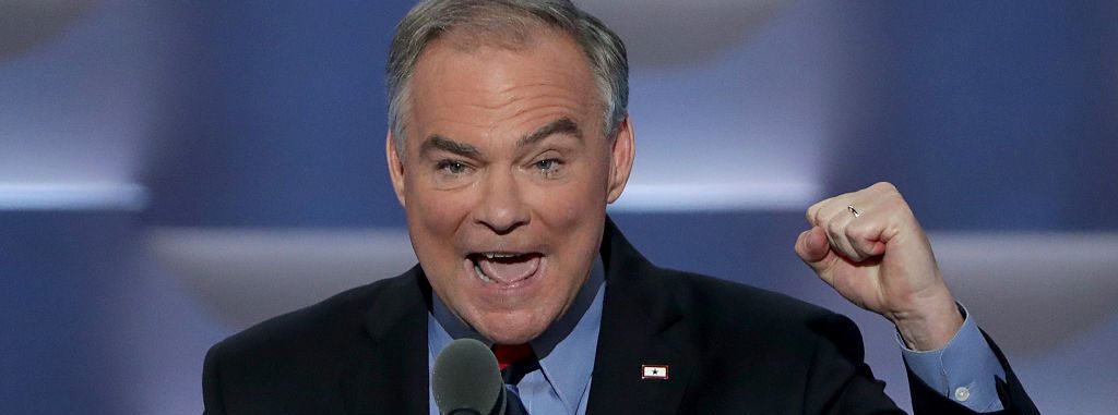 Creepy Tim Kaine still saying Hillary Clinton used one mobile device
