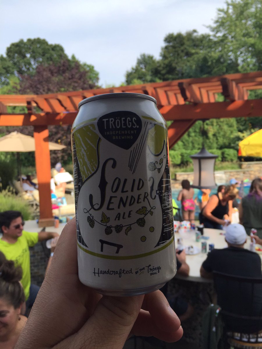 BigManBrewing's tweet photo. @TroegsBeer ending summer right #SolidSender #troegs https://t.co/8k7KyObAnW