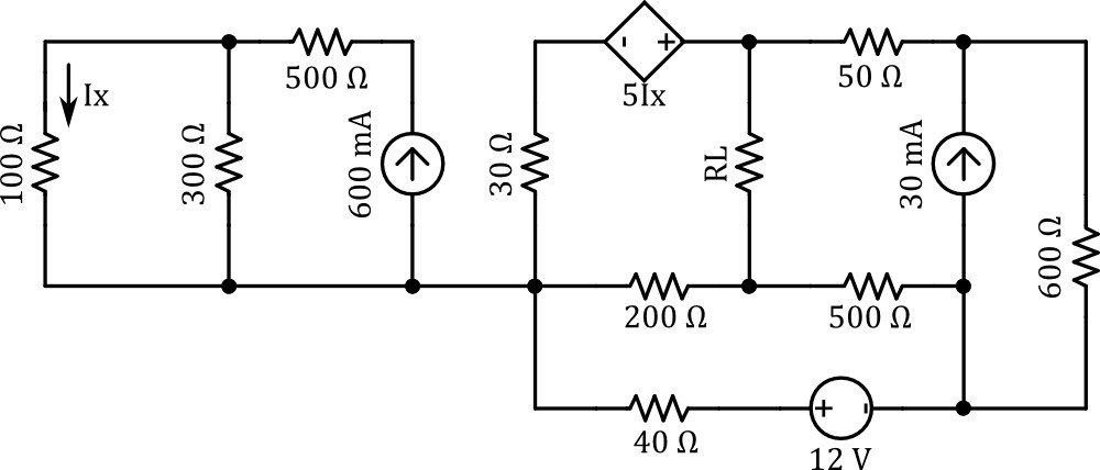 miguelaltuve's tweet image. #CircuitChallenge #3: +2 en EP1 al que halle la máx transferencia de potencia entregada a RL #CircMediElec1 #UPBBGA