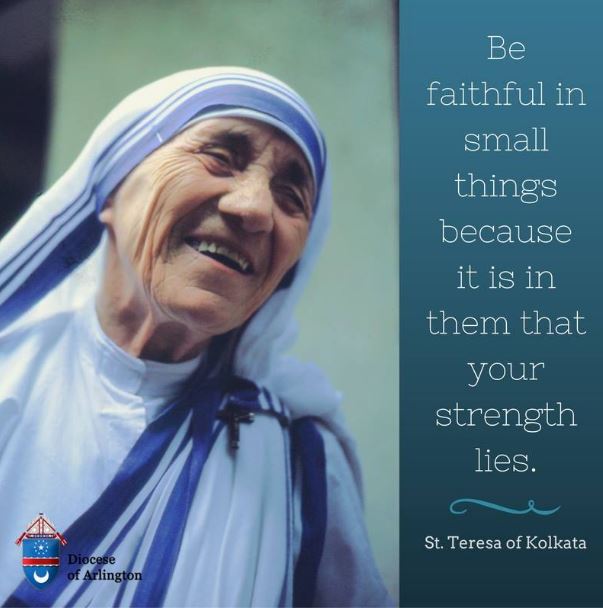 I love this quote from #MotherTeresa #StTeresaofCalcutta
