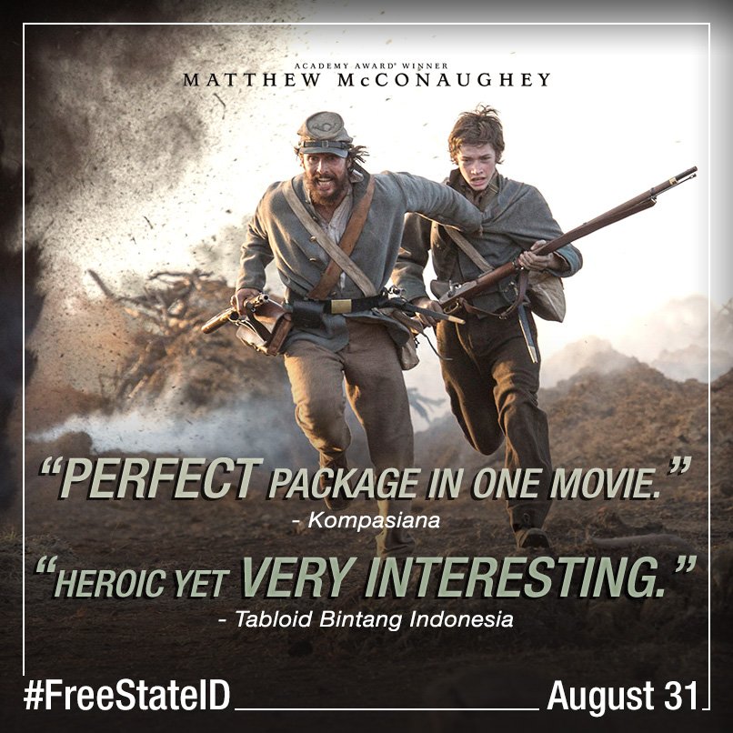 CGV_ID's tweet photo. Cek jadwal lengkap FREE STATE OF JONES di sini --> https://t.co/p0wUaVKOKJ #FreeStateID https://t.co/GXrCI9K4rz