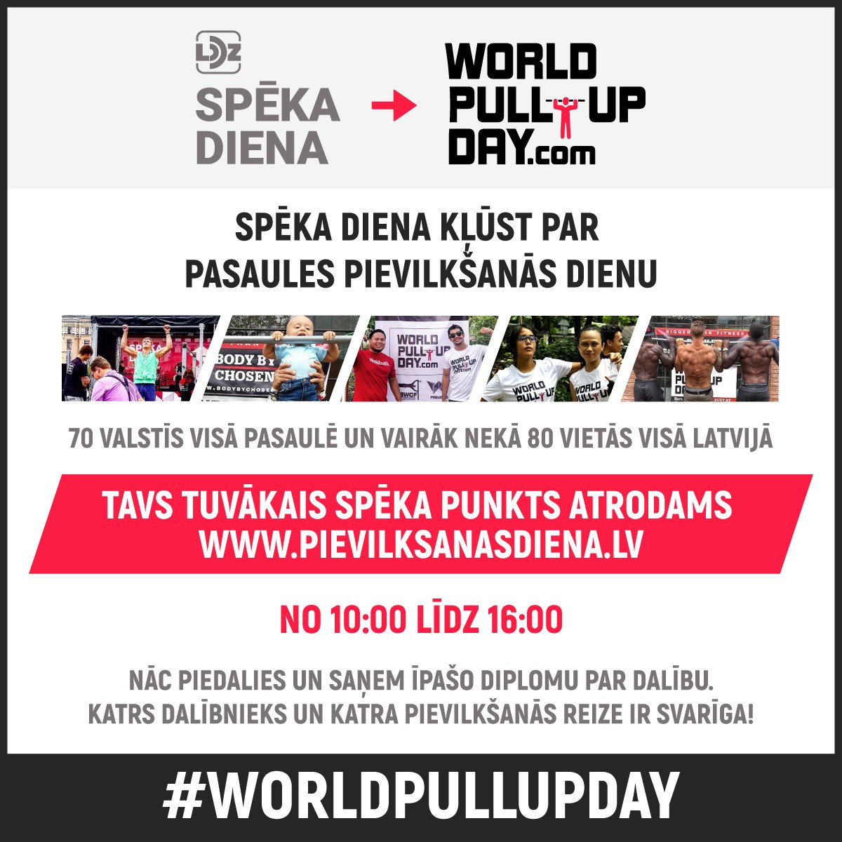 Aicinām piedalīties Pasaules Pievilkšanās dienā  oclimbazi.lv/9-aktualitates…