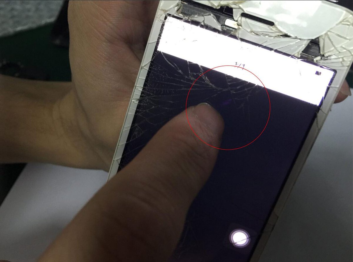 AmyFuting's tweet image. if the LCD screen have big bruised , It impossible fix this problem. so they will return to you.