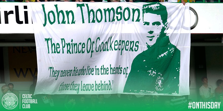 Celtic Football Club On Twitter Onthisday In 1931 John Thomson Passed Away The Prince Of Goalkeepers Rip